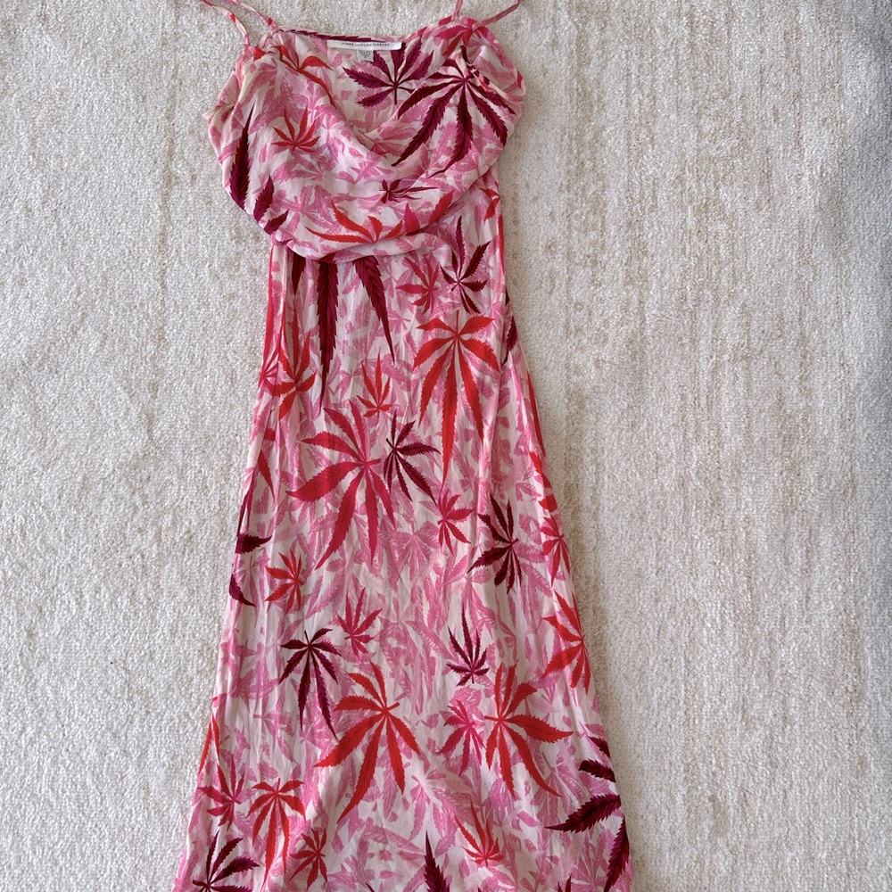 Diane Von Furstenberg Pink and Red Floral Dress